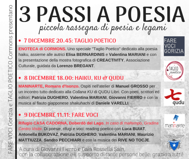 3 passi a poesia